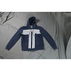 Tory Burch Navy and White Hoodie